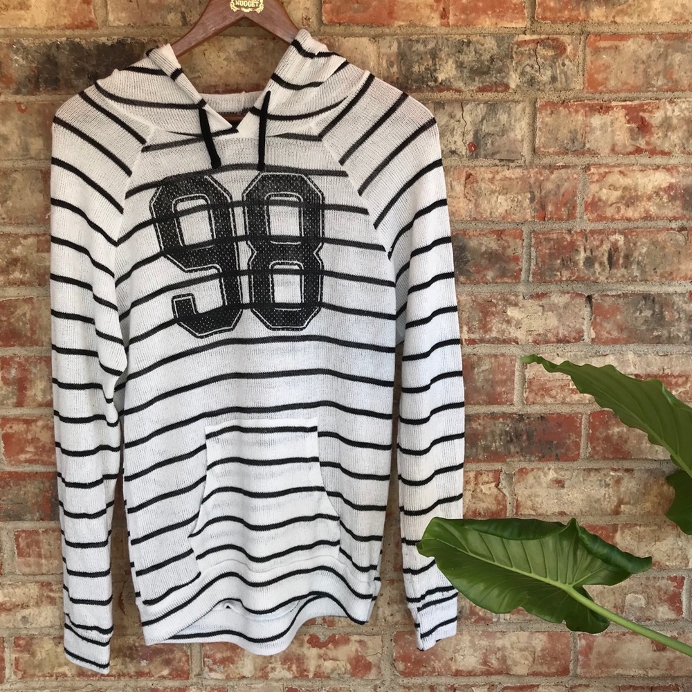 #98 Long sleeve football jersey number sweater Small